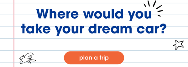 Where would you take Your Deam Car?